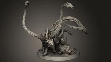 Figurines heroes, monsters and demons (Root Displacer, STKM_14918) 3D models for cnc