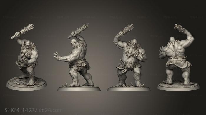 Figurines heroes, monsters and demons (Granny’s Prophecy Ogre, STKM_14927) 3D models for cnc
