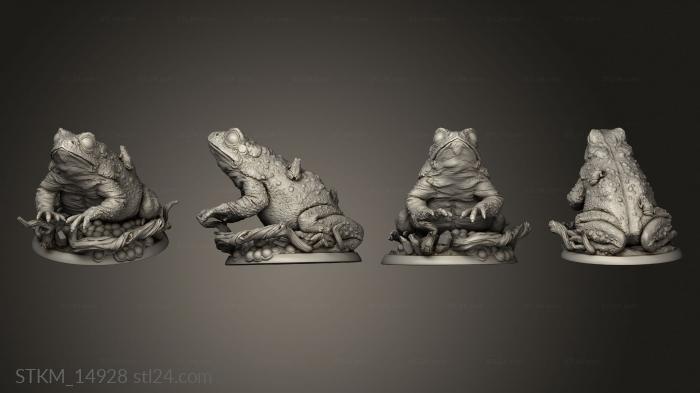 Figurines heroes, monsters and demons (mother frogglesiented, STKM_14928) 3D models for cnc