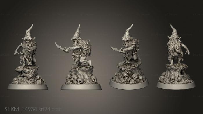 Figurines heroes, monsters and demons (Tangleheart Forest Redcap, STKM_14934) 3D models for cnc