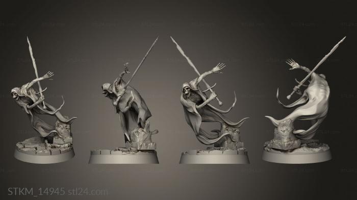 Figurines heroes, monsters and demons (Risen Guard, STKM_14945) 3D models for cnc