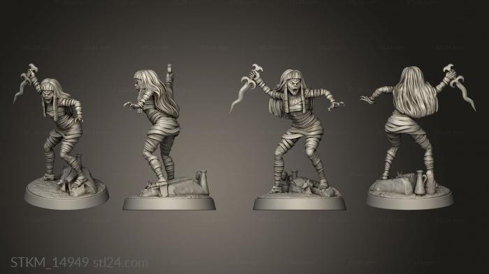 Figurines heroes, monsters and demons (Mummy Assassins Assassin, STKM_14949) 3D models for cnc