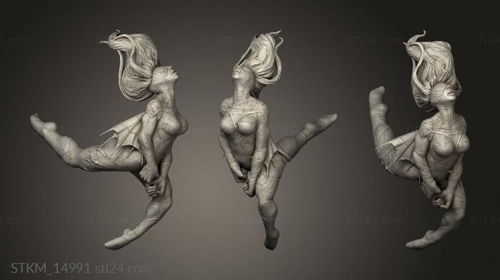 Статуэтки герои, монстры и демоны (Диорама Нэмора Женщина-Паук Женщины, STKM_14991) 3D модель для ЧПУ станка