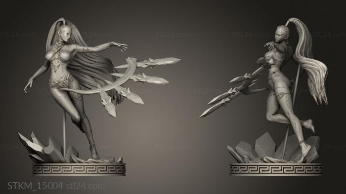 Figurines heroes, monsters and demons (Shiva Fantasy Sphere, STKM_15004) 3D models for cnc