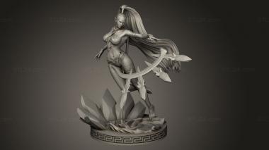 Figurines heroes, monsters and demons (Shiva Fantasy Sphere, STKM_15004) 3D models for cnc