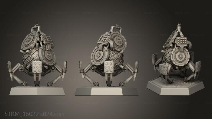 Figurines heroes, monsters and demons (Nu Wasteland Explosive Walker, STKM_15022) 3D models for cnc