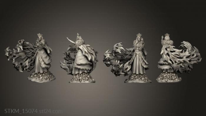 Figurines heroes, monsters and demons (Mythology Hel, STKM_15074) 3D models for cnc