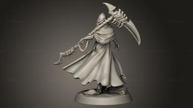 Figurines heroes, monsters and demons (rhythm Female Reaper, STKM_15079) 3D models for cnc