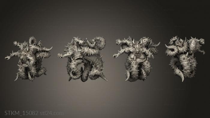 Статуэтки герои, монстры и демоны (Космический Ужас Тизаг, STKM_15082) 3D модель для ЧПУ станка