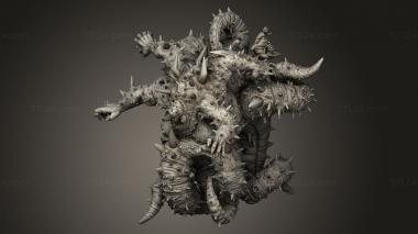 Figurines heroes, monsters and demons (Cosmic Horror Tizag, STKM_15082) 3D models for cnc