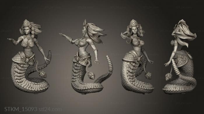 Figurines heroes, monsters and demons (Nuwa Chinese goddess Creation Diorama, STKM_15093) 3D models for cnc