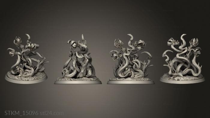 Figurines heroes, monsters and demons (Oasis Assassin Vine, STKM_15096) 3D models for cnc