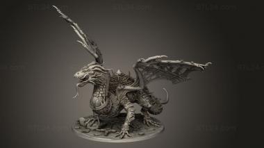 Figurines heroes, monsters and demons (Dragon Mimic WindMill, STKM_15102) 3D models for cnc