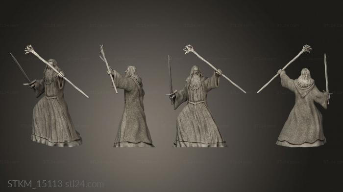 Figurines heroes, monsters and demons (Mint Fotis Diorama Gandalf, STKM_15113) 3D models for cnc