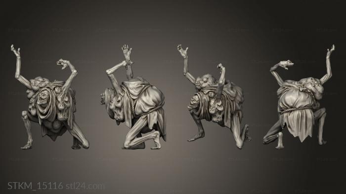 Figurines heroes, monsters and demons (Pilgrim, STKM_15116) 3D models for cnc