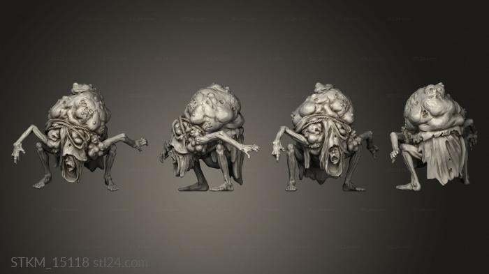 Figurines heroes, monsters and demons (Pilgrim, STKM_15118) 3D models for cnc