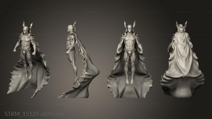Figurines heroes, monsters and demons (Spawn cloak, STKM_15129) 3D models for cnc