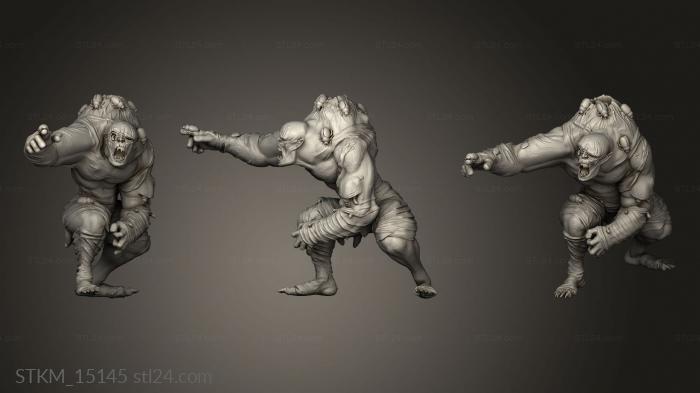 Figurines heroes, monsters and demons (Zombie Hive Controlled Reaching, STKM_15145) 3D models for cnc