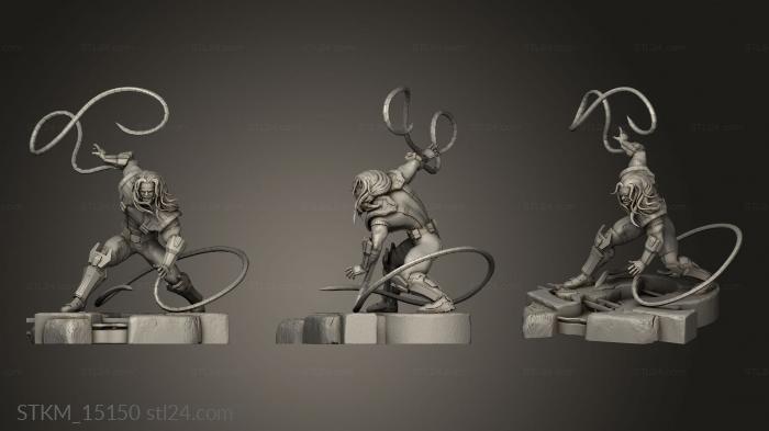 Figurines heroes, monsters and demons (Omega Red Brad Groatman, STKM_15150) 3D models for cnc