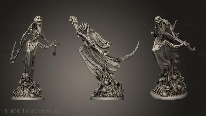 Figurines heroes, monsters and demons (Zmora Harbinger Death, STKM_15160) 3D models for cnc