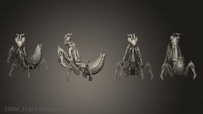 Figurines heroes, monsters and demons (Robo Mantis leg, STKM_15163) 3D models for cnc