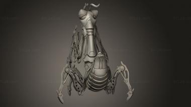 Figurines heroes, monsters and demons (Robo Mantis leg, STKM_15163) 3D models for cnc