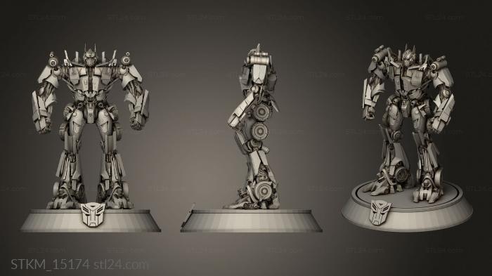 Figurines heroes, monsters and demons (Optimus Prime, STKM_15174) 3D models for cnc