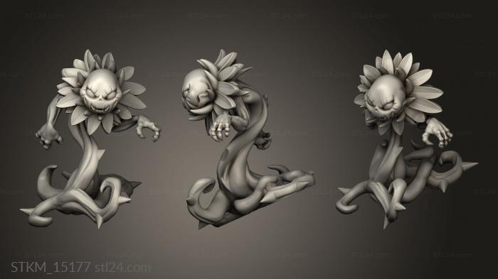 Figurines heroes, monsters and demons (Ravenous Carnivorous, STKM_15177) 3D models for cnc