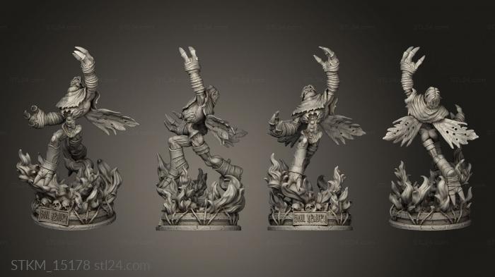Figurines heroes, monsters and demons (Raziel diorama, STKM_15178) 3D models for cnc