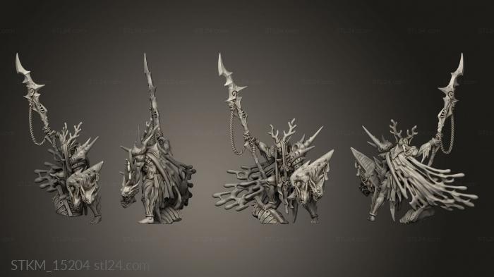 Figurines heroes, monsters and demons (Sunken Kingdom Sirius Jurabane Harpoon, STKM_15204) 3D models for cnc
