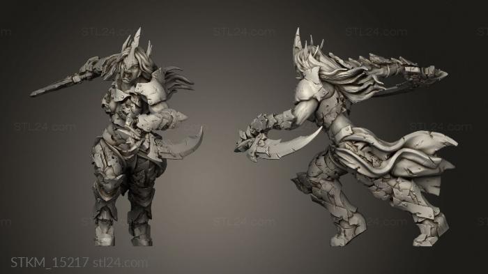 Figurines heroes, monsters and demons (Orc Queen, STKM_15217) 3D models for cnc