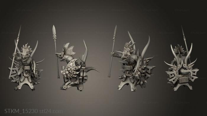 Figurines heroes, monsters and demons (ramphodon RIDERS, STKM_15230) 3D models for cnc