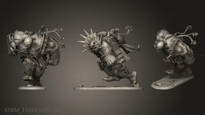 Figurines heroes, monsters and demons (The Chernocryons Charger, STKM_15241) 3D models for cnc