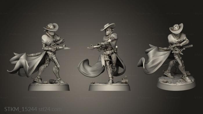 Figurines heroes, monsters and demons (The Gunslinger Crafted War Forge, STKM_15244) 3D models for cnc