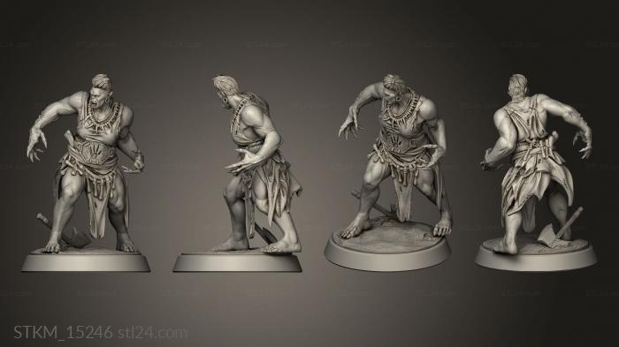 Figurines heroes, monsters and demons (conspiracy Enemies Lazgar Devoted, STKM_15246) 3D models for cnc