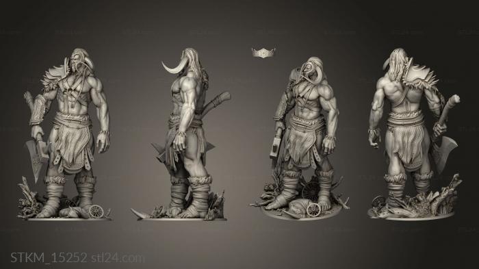 Figurines heroes, monsters and demons (Ice Giant ice giant, STKM_15252) 3D models for cnc