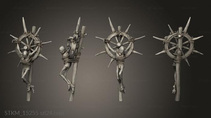Статуэтки герои, монстры и демоны (Покаянный крестовый поход II Казненные Жертвы Жертва, STKM_15255) 3D модель для ЧПУ станка