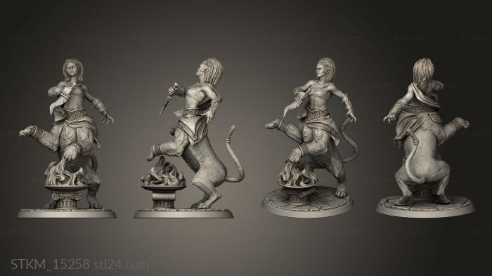 Figurines heroes, monsters and demons (Ghoy Odyssey Enemies Lamia, STKM_15258) 3D models for cnc