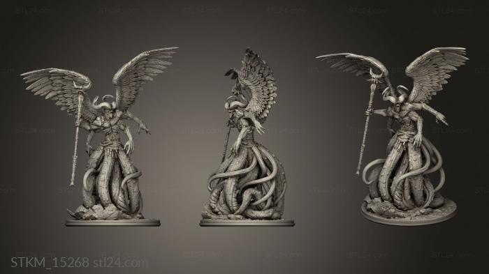 Figurines heroes, monsters and demons (Pazuzu, STKM_15268) 3D models for cnc