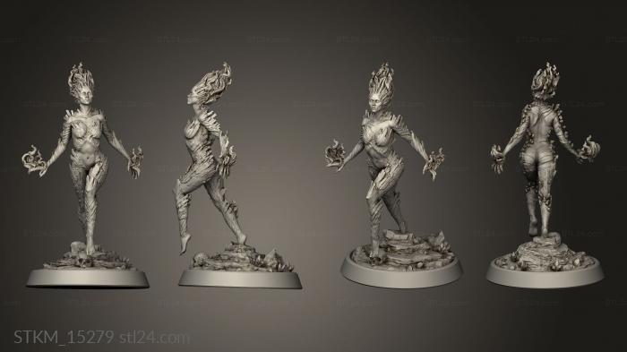 Статуэтки герои, монстры и демоны (Гхой Одиссей Враги Лампада, STKM_15279) 3D модель для ЧПУ станка