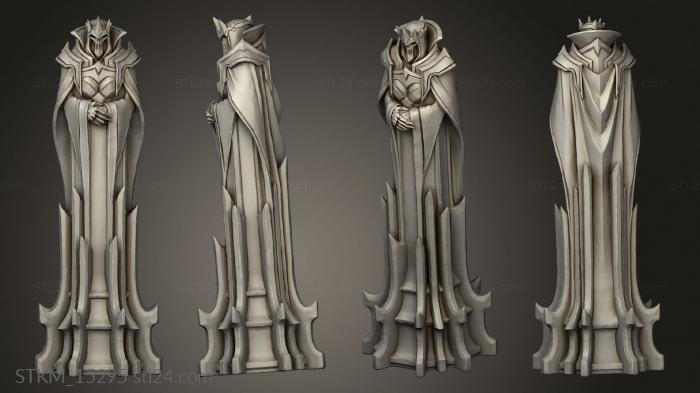 Figurines heroes, monsters and demons (Paladin Chess Black queen, STKM_15295) 3D models for cnc