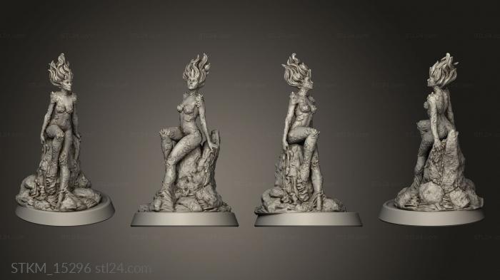 Статуэтки герои, монстры и демоны (Мертвый Враг Одиссеи, STKM_15296) 3D модель для ЧПУ станка