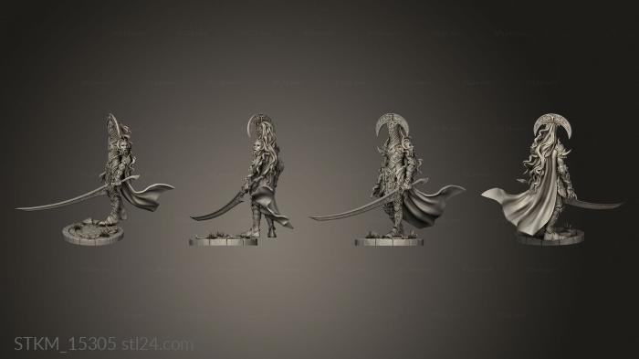 Статуэтки герои, монстры и демоны (Панселеной Панселинос, STKM_15305) 3D модель для ЧПУ станка