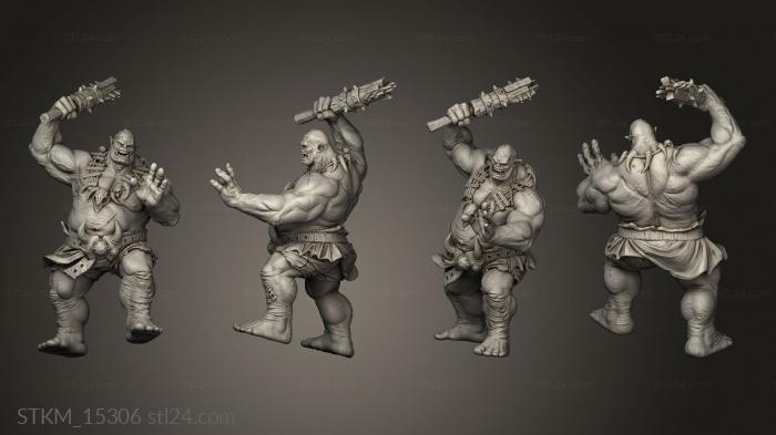 Figurines heroes, monsters and demons (Granny’s Prophecy Ogre One, STKM_15306) 3D models for cnc