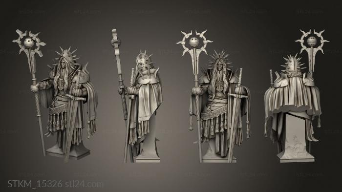 Figurines heroes, monsters and demons (Penitent Crusade II Iron Maiden, STKM_15326) 3D models for cnc