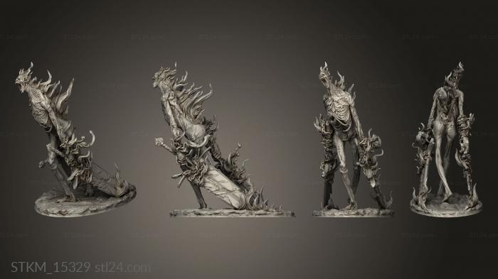 Figurines heroes, monsters and demons (Penitent Crusade II Surtur Flame Giant, STKM_15329) 3D models for cnc