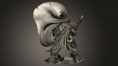 Figurines heroes, monsters and demons (The Chernocryons Warrior, STKM_15334) 3D models for cnc