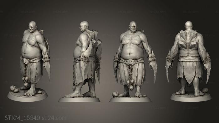 Figurines heroes, monsters and demons (Pestilence Sons basica, STKM_15340) 3D models for cnc