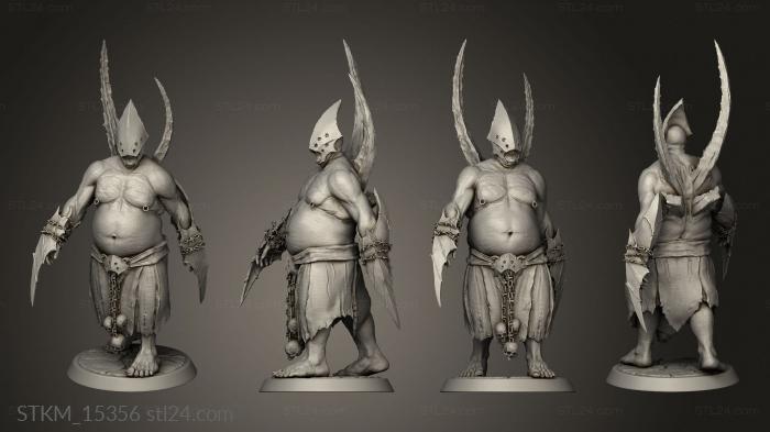 Статуэтки герои, монстры и демоны (Сыновья мора, STKM_15356) 3D модель для ЧПУ станка