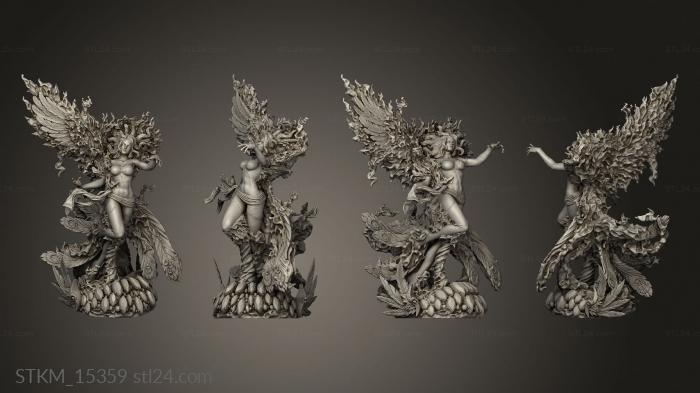 Figurines heroes, monsters and demons (Phoenix Sculpture, STKM_15359) 3D models for cnc